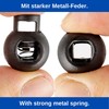 Cord Stopper, 1-Hole, for Cords, Band Clamp Jacket, Clothing, Backpack,