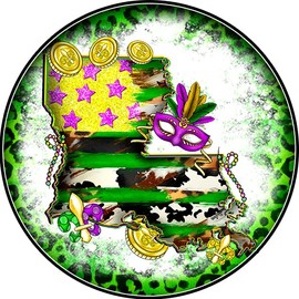 Mardi Gras Wreath Sign, Wreath Sign for Mardi Gras, Let the Good Times Roll, Crawfish Season, Fat Tuesday, Party, Louisiana, Tis the Season