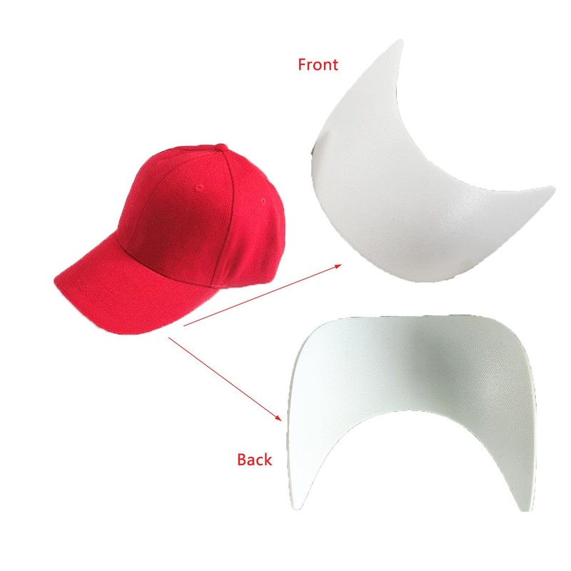 ArrErr 10 Pack Baseball Cap Visor Insert Shape Plastic Stand