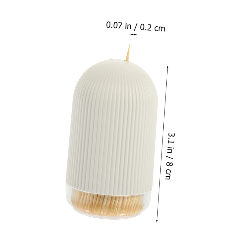 ORFOFE 1 Set Double Headed Toothpick with Convenient Box Light