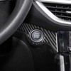 Car Engine Start Stop Real Carbon Fiber Accessories Decals Compatible