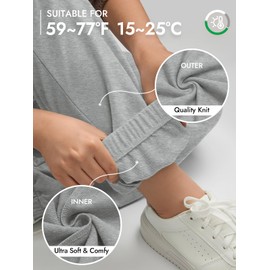 ATHMILE Sweatpants Women Baggy Lounge Pants Workout Gym Active High Waisted Joggers for Women Y2K Fall Clothes 2025 Grey