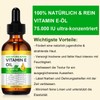 Organic Vitamin E Oil for Cosmetics - 75,000 IU, Vitamin