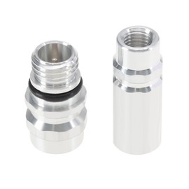 VGOL R134A Conversion Adapter Kit for Air Conditioners 357820795H 357820795J Aluminium Alloy Retrofit Valve Pack of 2