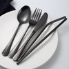 Portable Utensils Set with Case, 4pcs Stainless Steel Reusable Silverware