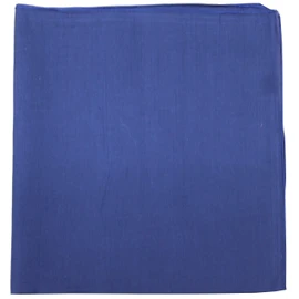 Bandana unisex de 100% algodón, Azul marino, 22 in
