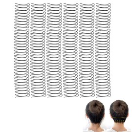 Wavy Metal Headband, Broken Hairpins, Black Wave Metal Headband, Invisible Broken Hair Pins for Girls for Running, Outdoor, Sports, Yoga, Stretchy, Good Hold