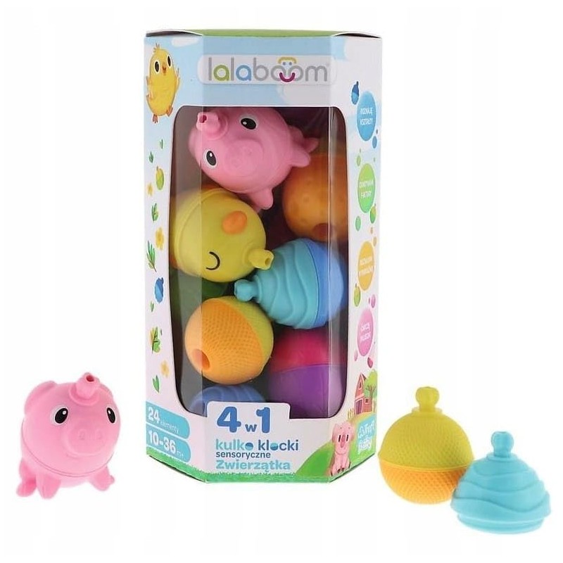 Lalaboom 61715 Sensor Blocks Multi-Coloured