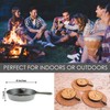Heavy Duty Pre Seasoned Mini Cast Iron Skillet Set of