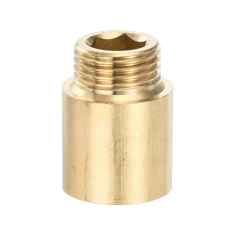 PATIKIL Shower Head Extension Arm, Copper G1/2 Male to Female