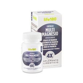 Life180 Multi Magnesio 4 fuentes con 60 Cápsulas                                                                                                      