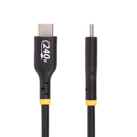 StarTech.com 1 Meter USB-C Ladekabel, USB-IF zertifiziert, USB C Schnellladekabel, 240W PD EPR, USB C 2.0 Laptop-Ladekabel