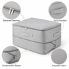 Large Gray Compression Storage Bag for Clothes & Bedding –