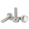 Mellewell M6 x 20mm Flanged Hex Head Bolts Flange Hexagon