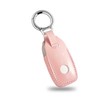 Riasot Leather Key Fob Cover Case Protector with Keychain Compatible