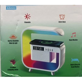 Sound+Sleep Mini RGB Sound & Sleep Machine with Wireless Charging & Aux Port Black