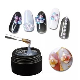 Nail Art Pegamento Para Cristales Estoperoles Dijes Piedras De Uñas