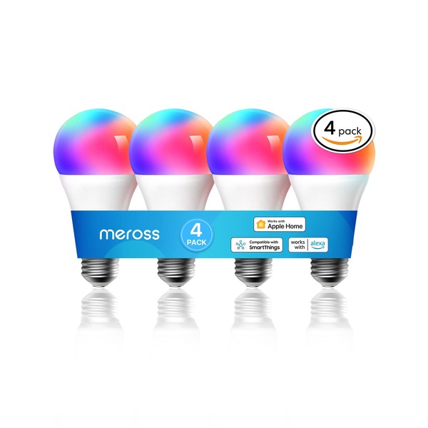 Meross - foco inteligente con luz LED WiFi compatible con