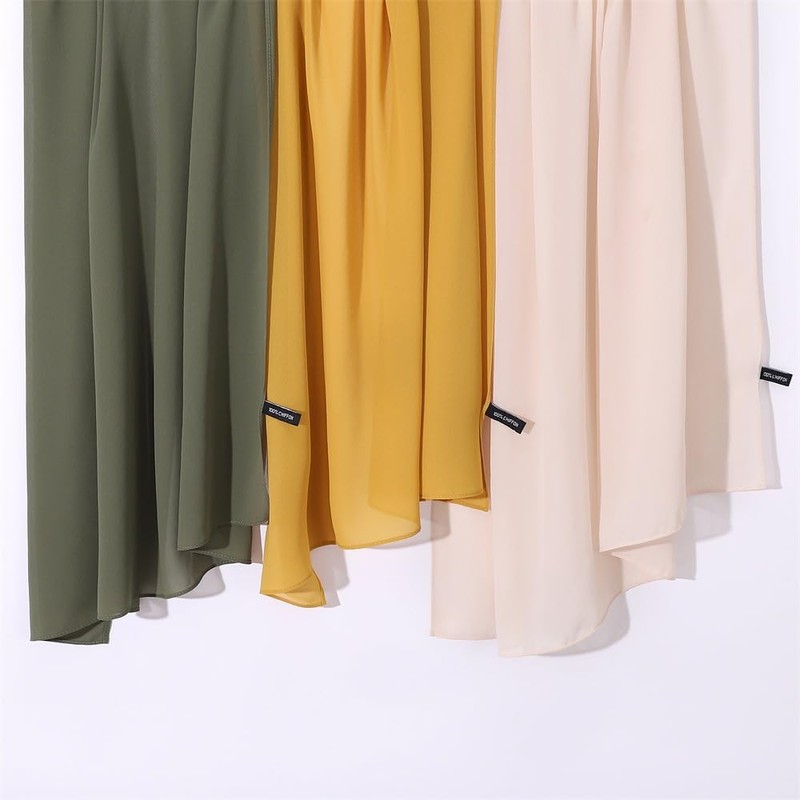 HURESON Women's Large Chiffon, Scarf, Plain, Shawl, Wedding, Spring, Summer,