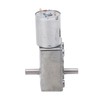 DC Geared Motor Double Shaft Rotation Direction Adjustable Square Turbine