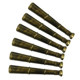 com-four® 6 x Pirate Telescope - Accessories for Pirate Costume - Pirate Fancy Dress Accessories - for Carnival, Theme Parties and Costume Events - Binoculars, Plastic Vision Tube