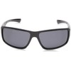 Coyote Eyewear P-37 Sportsman's Polarized Sunglasses, Black Frame, Gray Lens