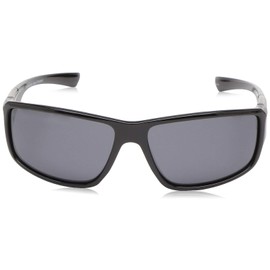 Coyote Eyewear P-37 Sportsman's Polarized Sunglasses, Black Frame, Gray Lens