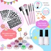 DSYZWEE Glitter Tattoo Set, 30 Colours Glitter Tattoos, Children's Glitter
