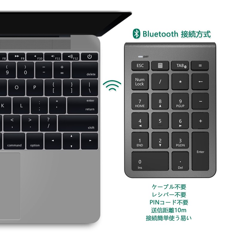 Numeric Keypad Bluetooth Wireless Tenkey Wireless Numeric Keypad Bluetooth Compatible