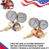 SPARKWHIZ Oxygen and Acetylene Regulators Welding Gas Gauges Pair CGA540