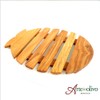 [arteinolivo] Olive Wood Trivet, (Fish)