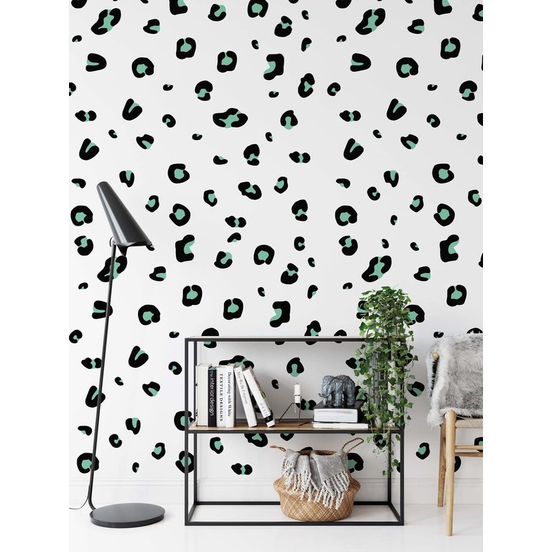 Leopard Print Wall Decal Animal Cats Spots Polka Dot Stickers,