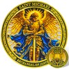 Saint Michael Archangel Challenge Coin, Christian Religious Gift Coin, Guardian