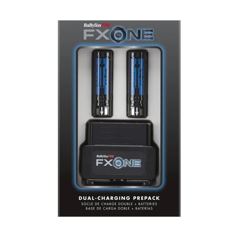 BaBylissPRO FXONE Dual-Battery Charging Prepack | FXC2BPPK