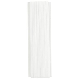 NASKA 16788 Baby Rubber, 6 Coal, 0.2 inch (5 mm) Width, 26.3 ft (8 m) Roll, White