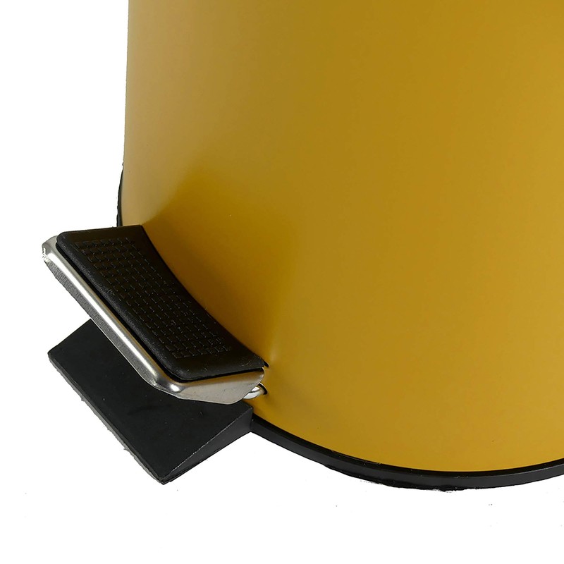Kela Monaco 24285 Cosmetic Bin 3 Litre Metal Curry Yellow