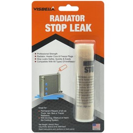 Visbella Radiator Stop Leak Sealer Conditioner Radiator Repair Kit Car Heater Core, Freeze Plugs, Cooling System & Radiator Repair (Tube, pcs, 1)
