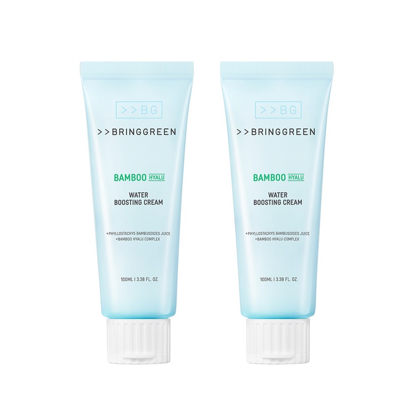 BRINGGREEN Bamboo Hyalu Water Boosting Cream 100ml Double Pack -