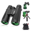 Kylietech Binoculars for Adults, Kylietech 12x42 Binoculars with Tripod, Waterproof