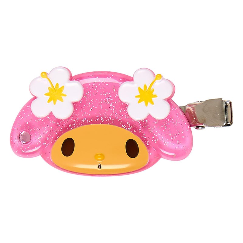 Sanrio 484288 My Melody Bangs Clip (Coconut Vacation), ABS, Steel,