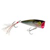Rebel Pop-R Feathered Topwater Popper Fishing Lure, Blue Candy