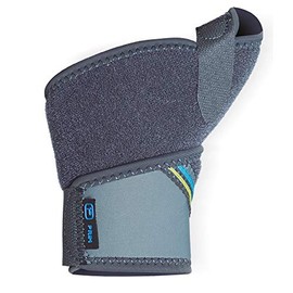 Neoprair One Size Wrap-Around Wrist and Thumb Support – Recommended for Rhizarthrosis, osteoarthritis, Arthritis, Wrist tendinitis, Bursitis, sprains and Injuries. One Size.