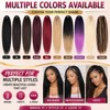 Pre Stretched Braiding Hair, 26 Inch, 3 Packs, 99J