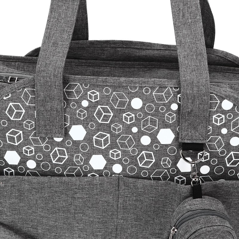 Diaper Bag Large Size Multi Pockets Gray Portable Diaper Tote
