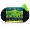 Flat Soaker Hose for Garden Beds, Water Garden Soaker Hose