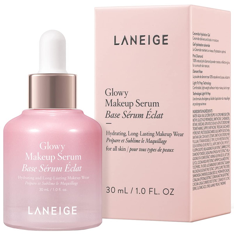 LANEIGE Glowy Makeup Serum: Hydrate, Extend Makeup, Visibly Smooth and
