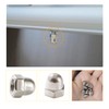 Lyeteung 50 Pieces M4 Hexagonal Acorn Nuts Stainless Steel Hex