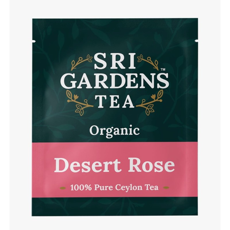 Sri Gardens Tea Desert Rose Tea Bags, 20 count
