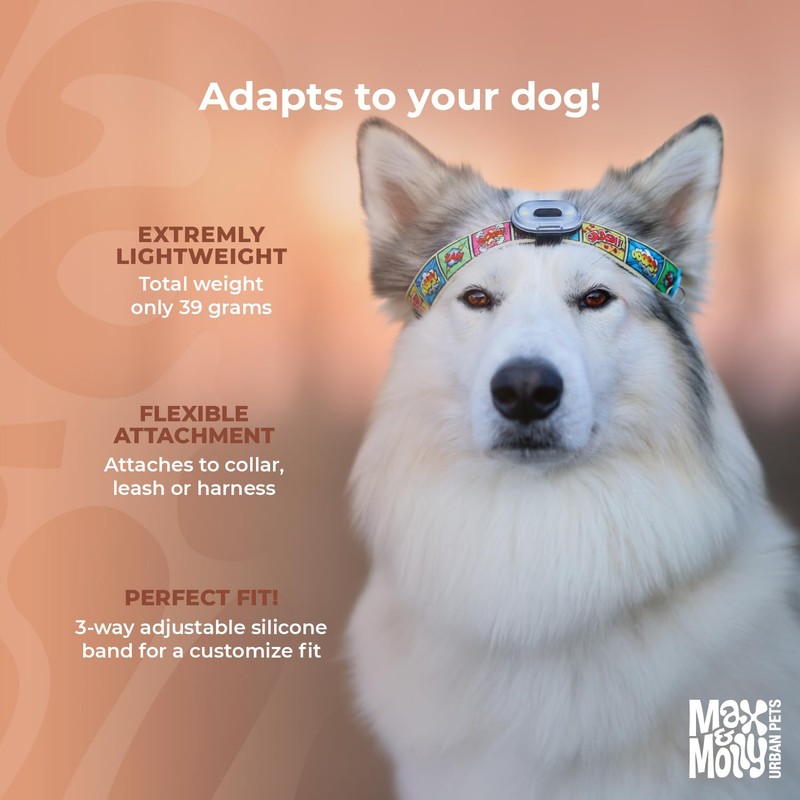Max & Molly Matrix 2.0 Ultra LED, Dog Light, Leash