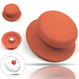 Kerafactum® Lid Knob Handle, Replacement Handle for Pot Lid, Universal Handle, Plastic Handle Diameter 7 cm, Pot Lid Handle, Lid Handle